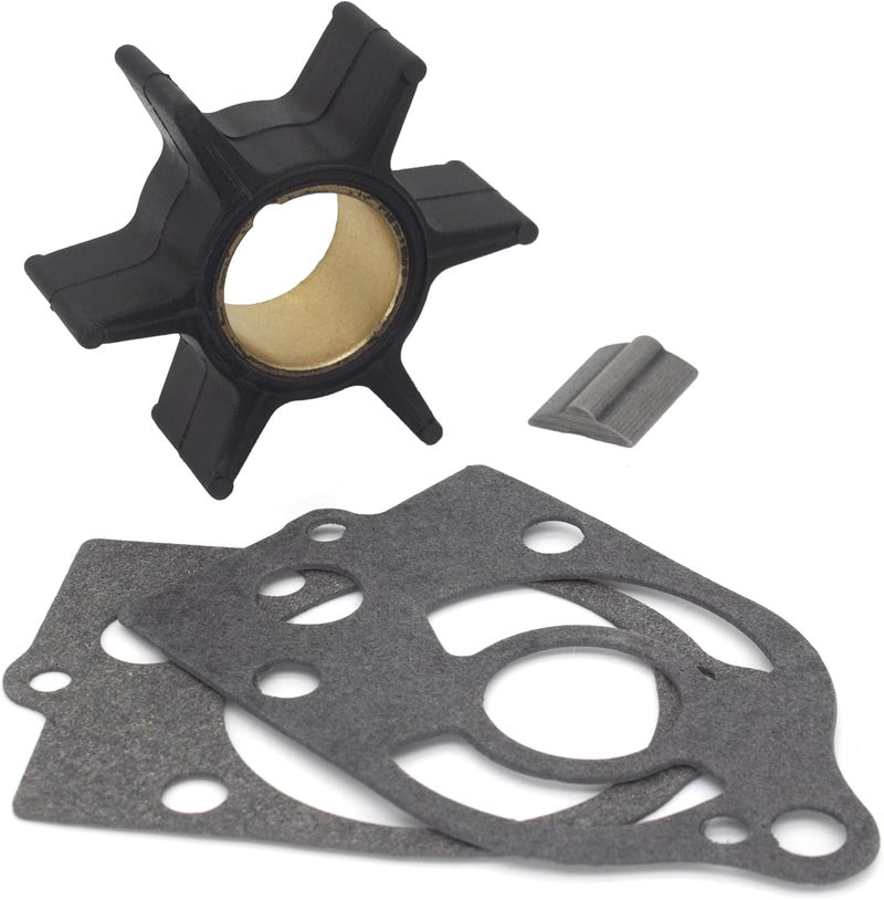 QUICKMARINER QuickMarine 89983 Water Pump Impeller Service Kit for Mercury Marine 30-70 HP Outboard Motor Replacement 47-89983T 47-65959 47-20268 47-89983 Sierra 18-3007 with Key and Gaskets - Image 1